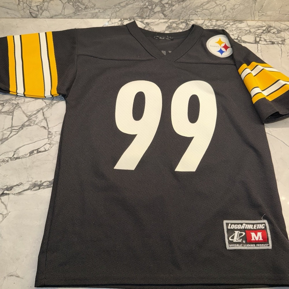 NFL Steelers Pittsburgh Kirkland Youth Medium Jersey VTG